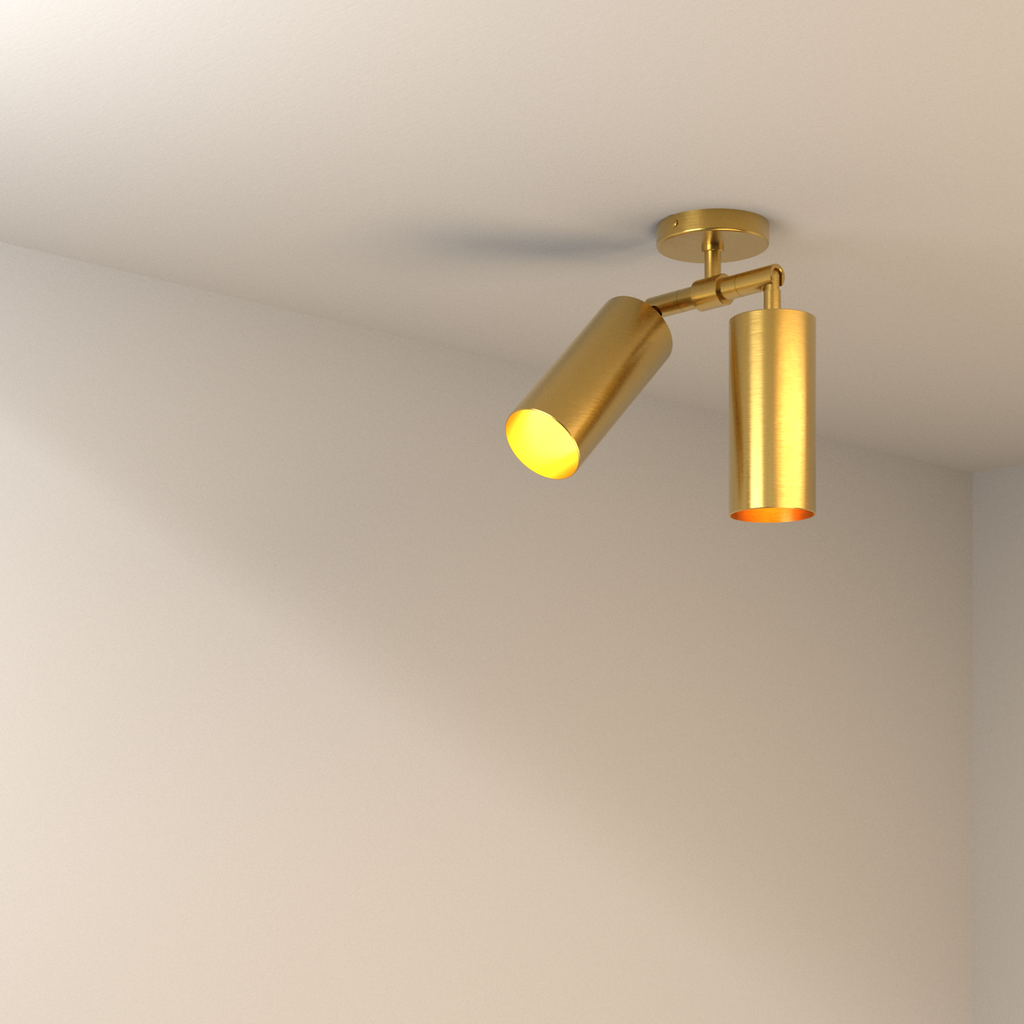 Regulus II (Latón natural, sin barniz ni tratamiento, suele tener manchas naturales del material)